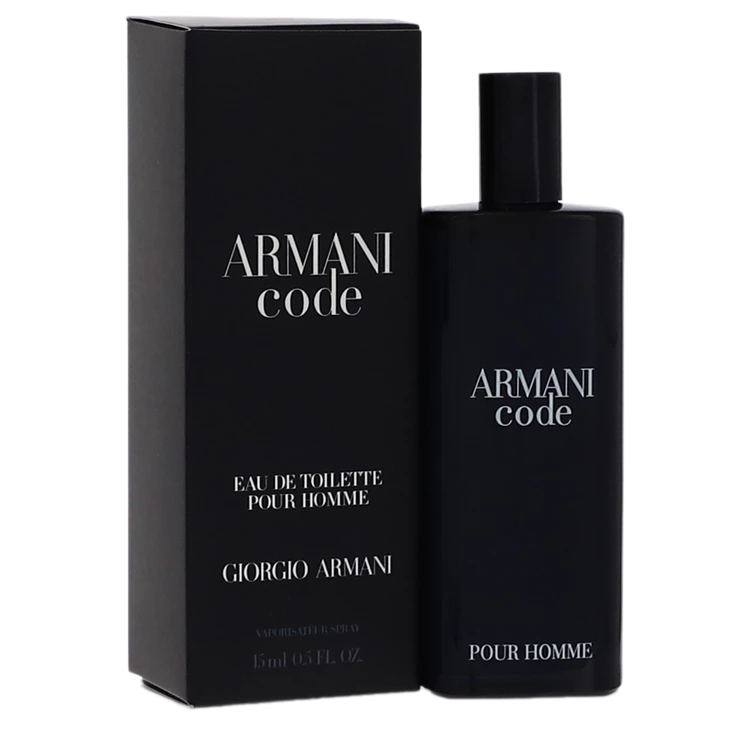 Not just a scent. A signature. Armani Code Cologne,