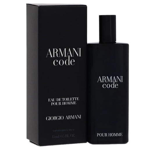 Not just a scent. A signature. Armani Code Cologne,